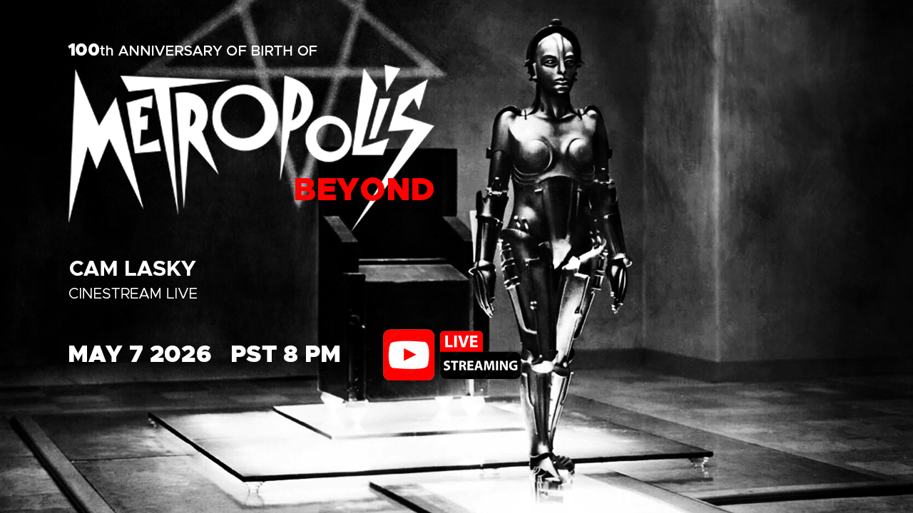 METROPOLIS BEYOND live cinema techno performance by Cam Lasky