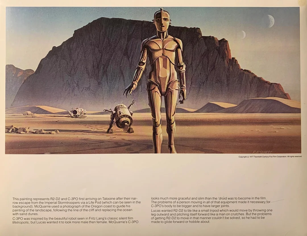 Ralph McQuarrie Star Wars Concept Art